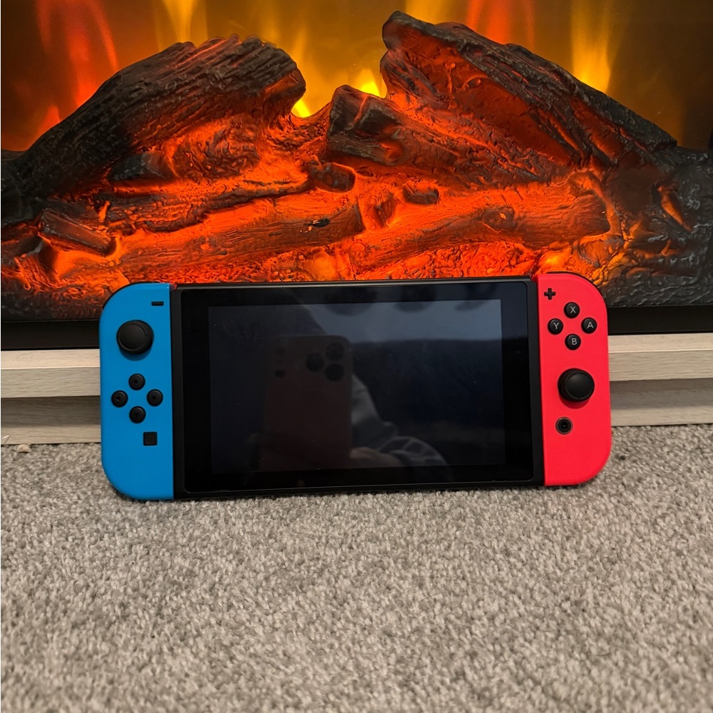 Nintendo Switch Handheld Console - Blue and Red with Docking Station